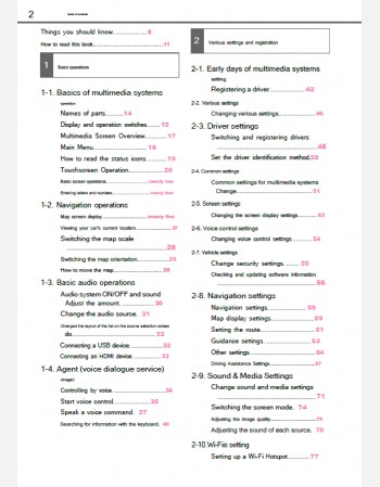 toyota rav4 2023-2024 navigation & multimedia system manual